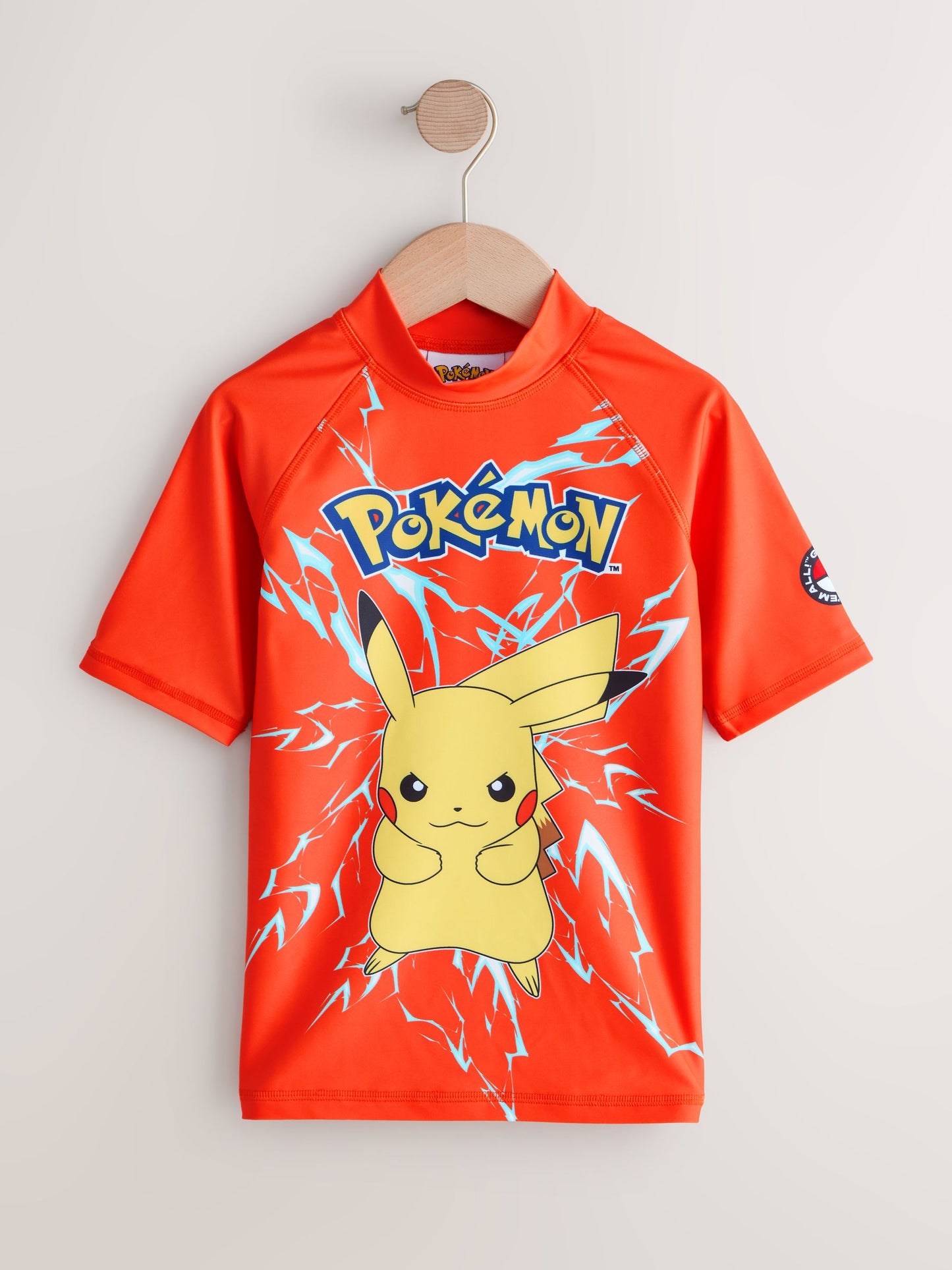 Dsiney Kidz - Red Pokemon Rash Vest (3-16yrs) image 1