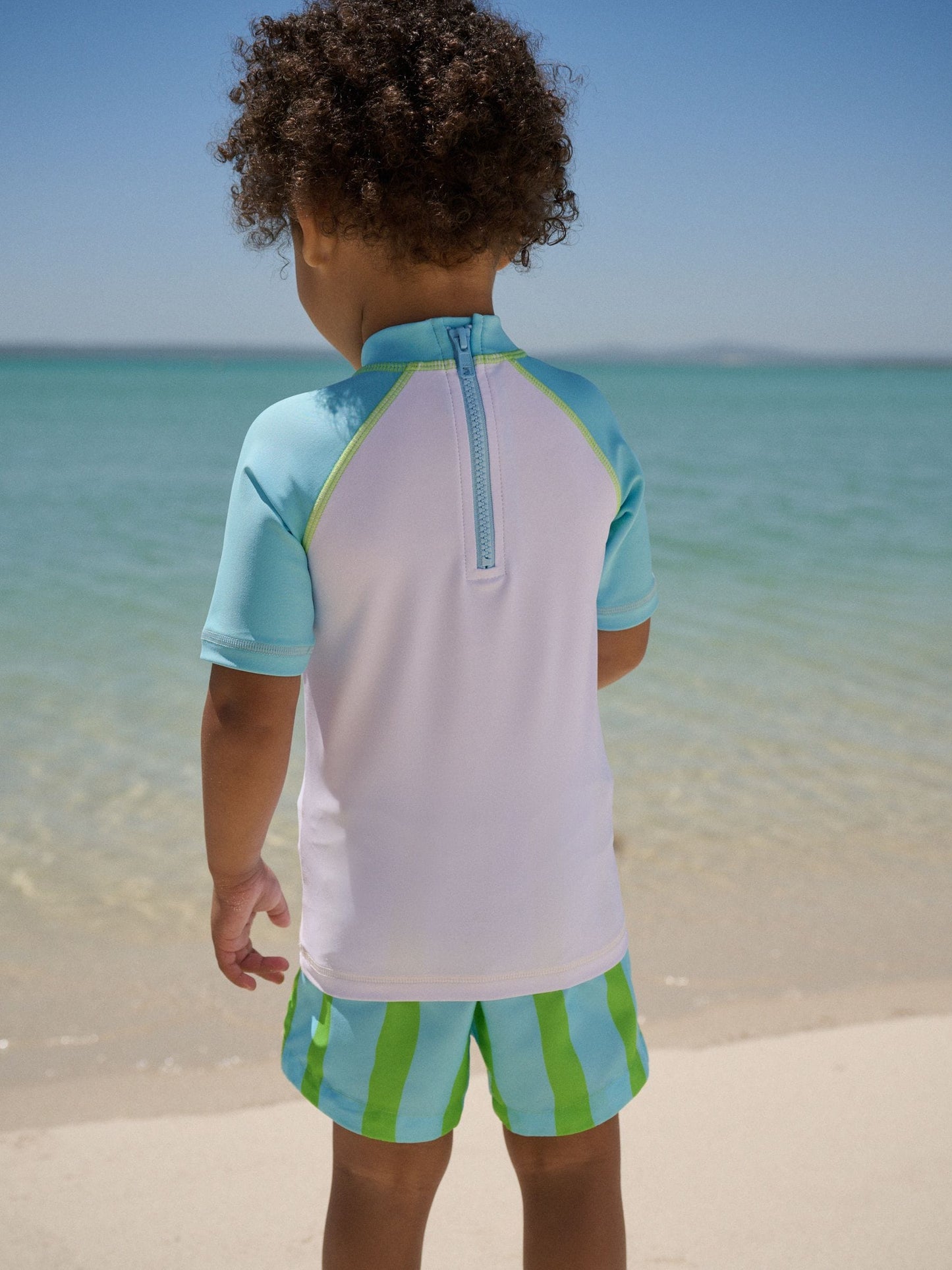 Mickey Rash Vest and Swim Shorts Set (3mths-7yrs) image 3