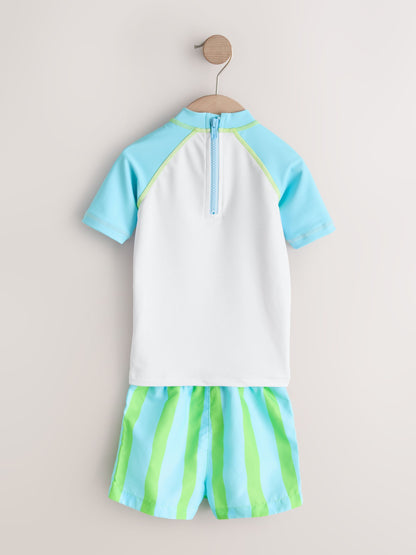 Mickey Rash Vest and Swim Shorts Set (3mths-7yrs) image 6