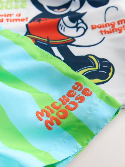 Mickey Rash Vest and Swim Shorts Set (3mths-7yrs) image 7