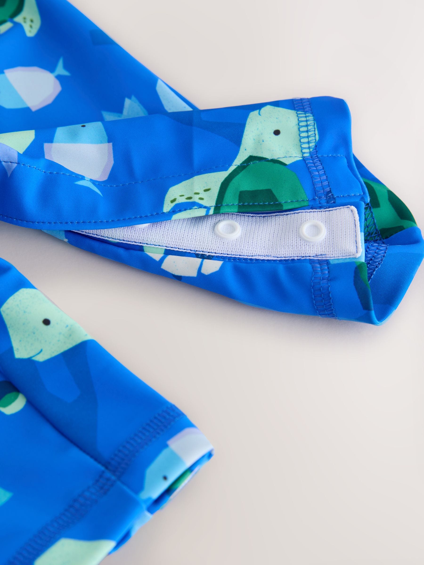 Blue Sunsafe Swimsuit and Hat Set (3mths-7yrs) image 8