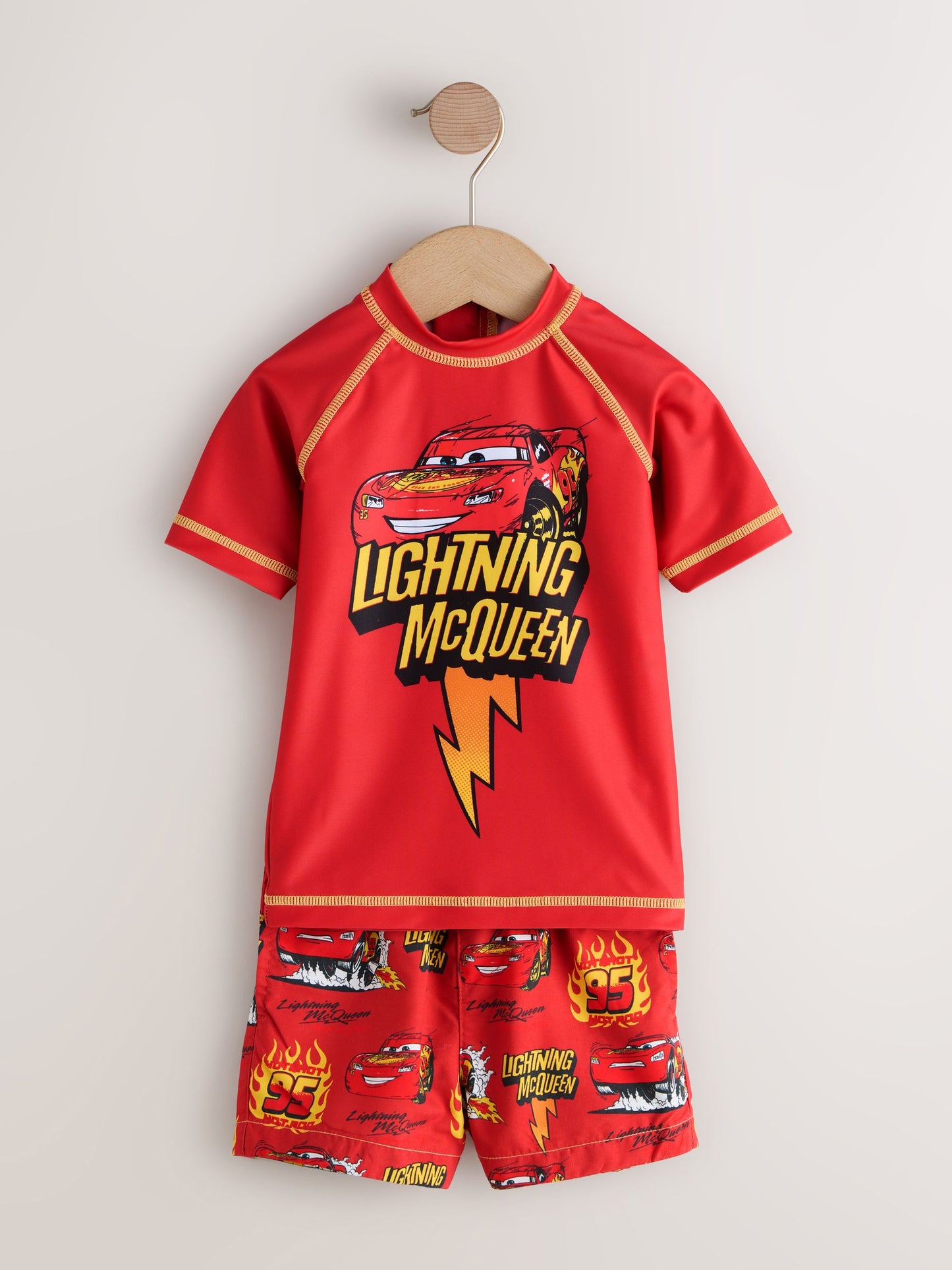 Lightening McQueen Rash Vest and Swim Shorts Set (3mths-7yrs) image 5