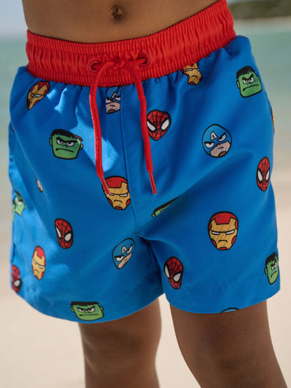 Marvel Rash Vest and Swim Shorts Set (3mths-7yrs) image 4