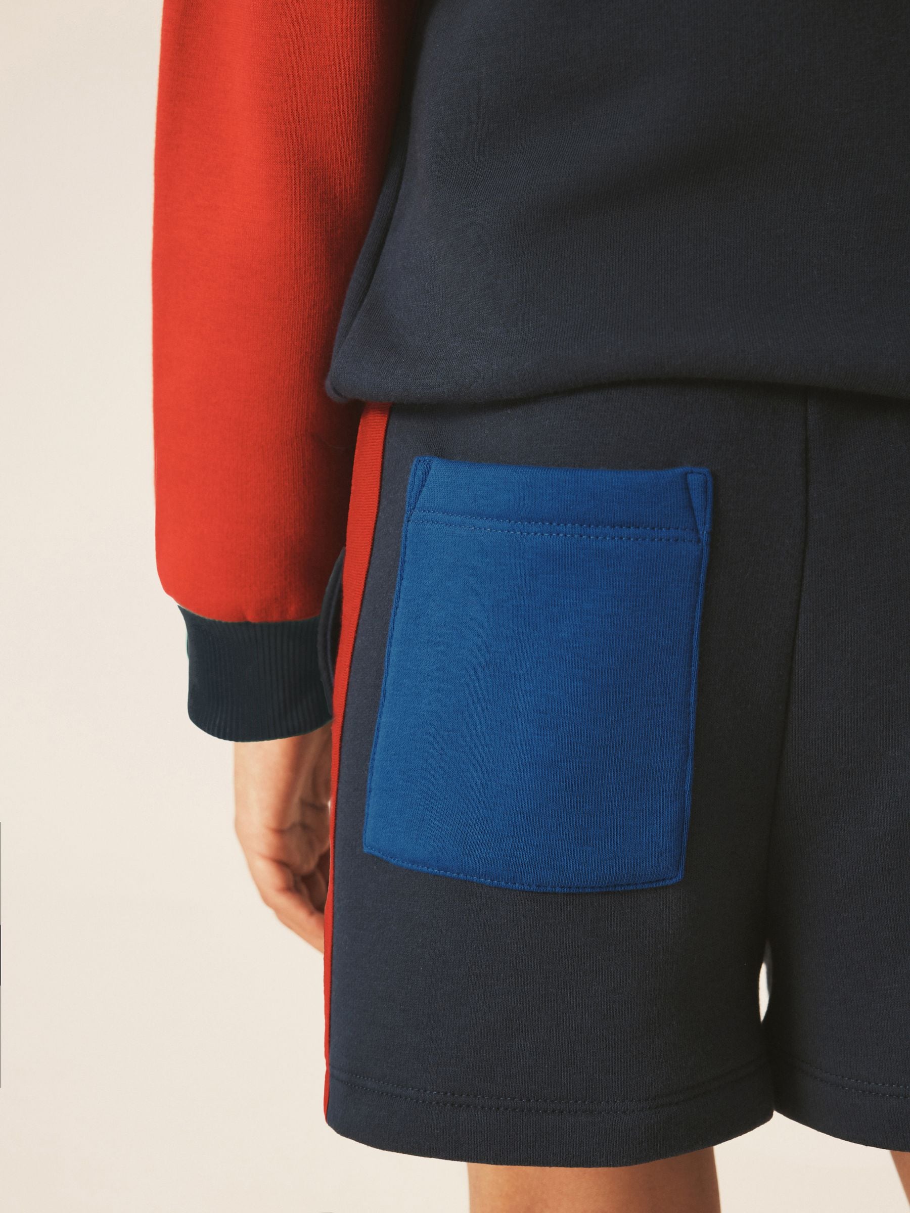 Dsiney Kidz - Little Bird by Jools Oliver Navy 1/4 Zip Sweat Top and Short 2 Piece Set image 5