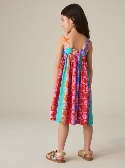 Little Bird by Jools Oliver Rainbow Shell Woven Summer Dress image 3