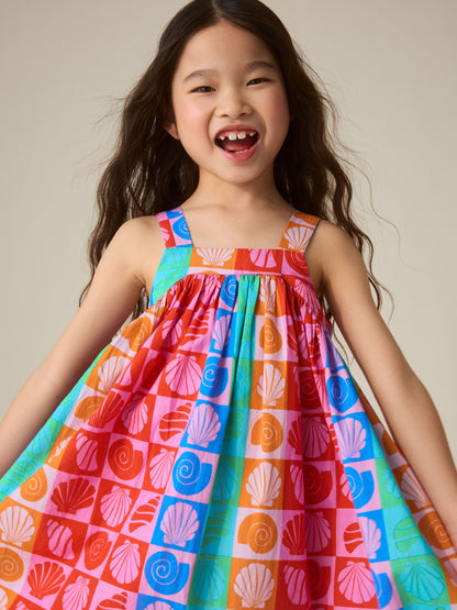 Little Bird by Jools Oliver Rainbow Shell Woven Summer Dress image 4