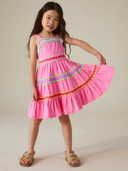 Dsiney Kidz - Little Bird by Jools Oliver Pink Woven Summer Dress image 1