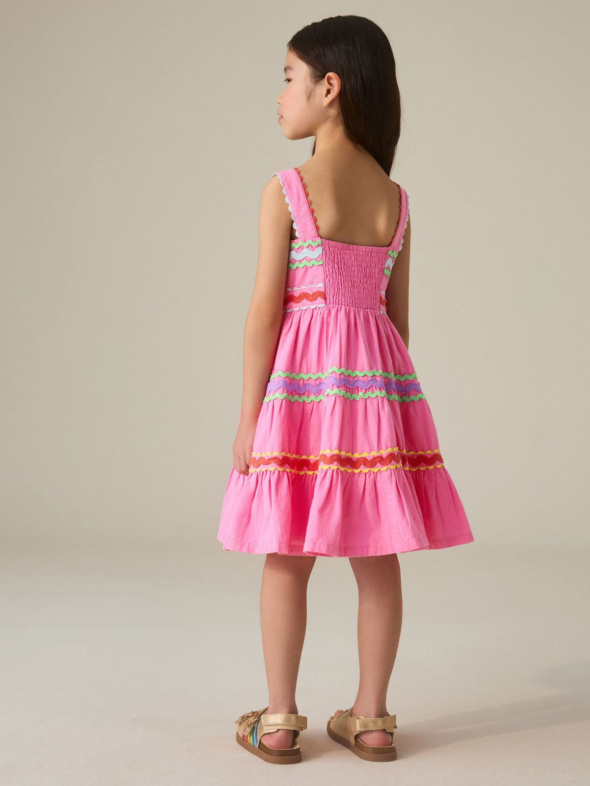 Dsiney Kidz - Little Bird by Jools Oliver Pink Woven Summer Dress image 4