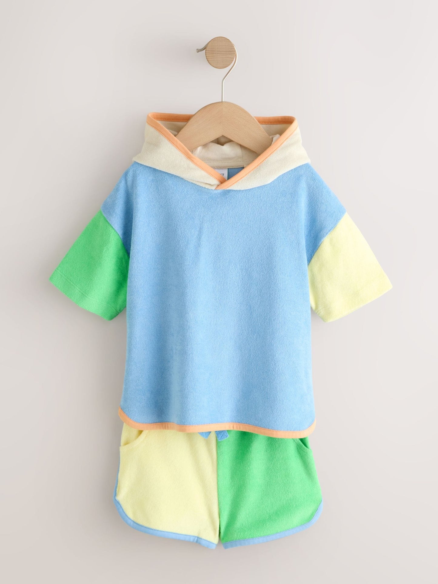 Colourblock Towelling Top and Shorts Set (3mths-7yrs) image 5
