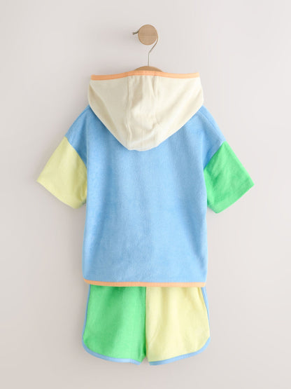 Colourblock Towelling Top and Shorts Set (3mths-7yrs) image 7