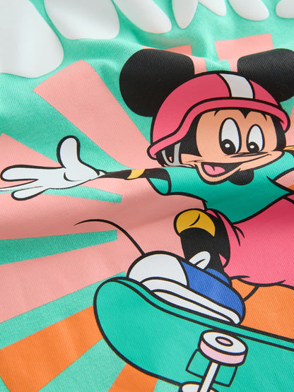 Green/Orange Mickey Mouse T-Shirt and Shorts Set (3mths-8yrs) image 10