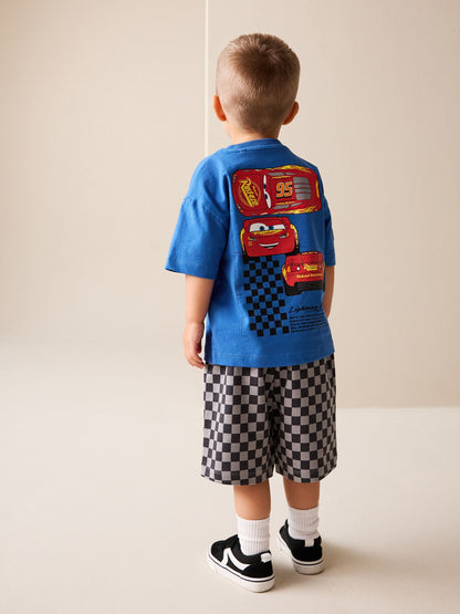 Blue Disney Cars T-Shirt and Shorts Set (9mths-8yrs) image 4