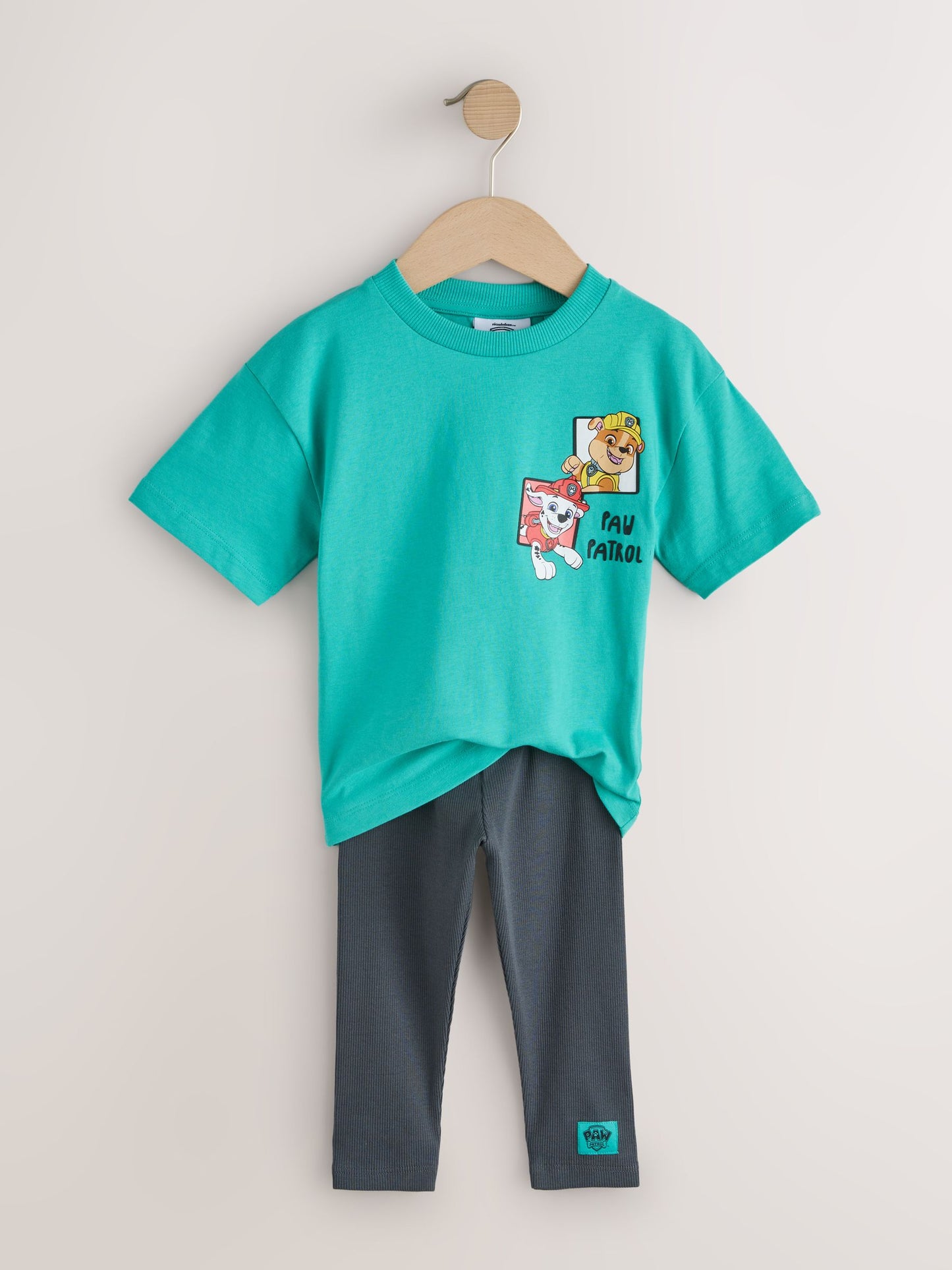 Teal Blue Paw Patrol T-Shirt and Leggings Set (3mths-8yrs) image 3