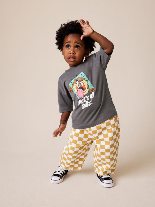 Charcoal Grey Looney Tunes Short Sleeve T-Shirt (3mths-8yrs) image 2
