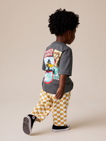 Charcoal Grey Looney Tunes Short Sleeve T-Shirt (3mths-8yrs) image 3