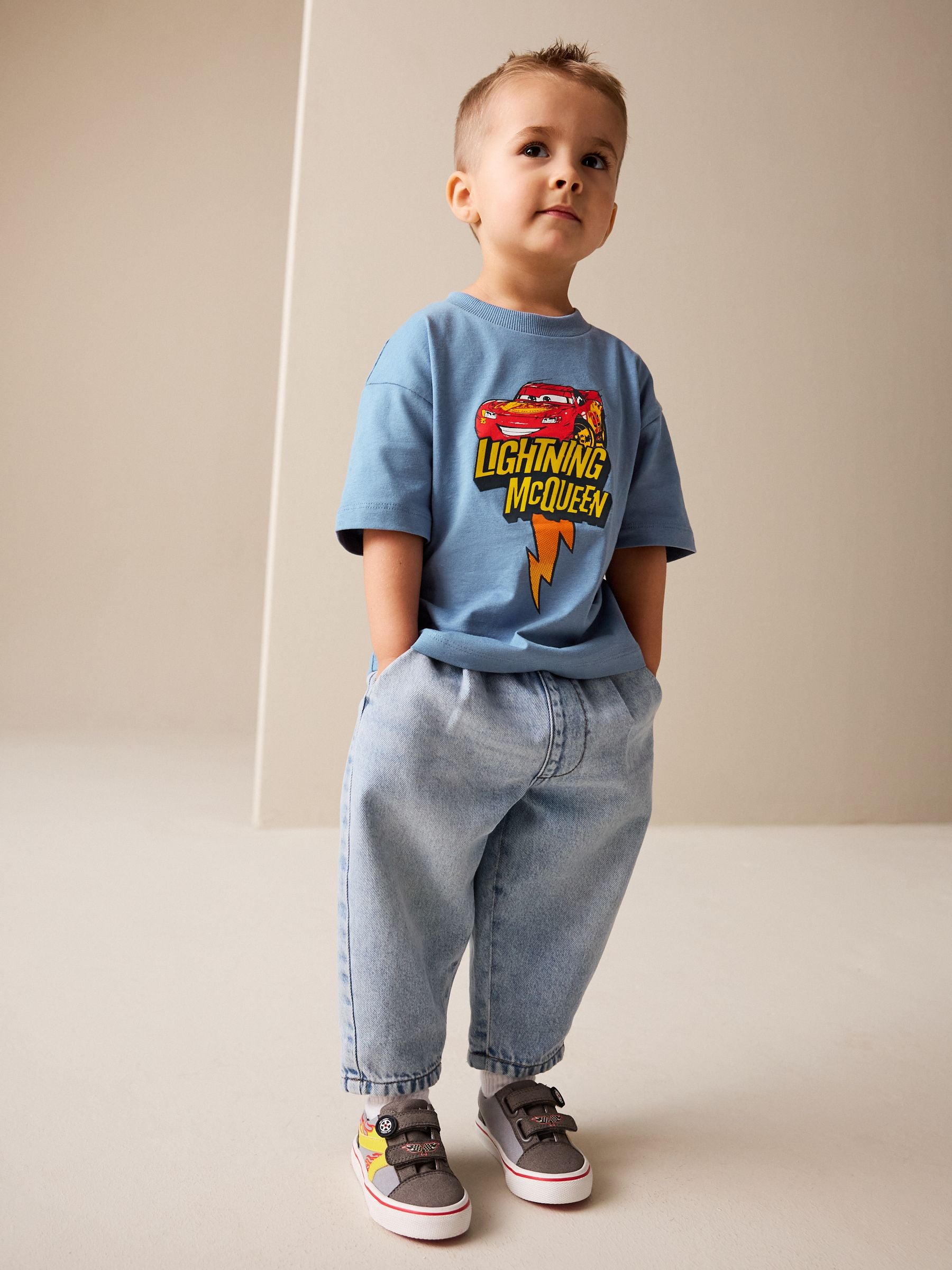 Dsiney Kidz - Blue Short Sleeve Disney Cars T-Shirt (9mths-8yrs) image 2