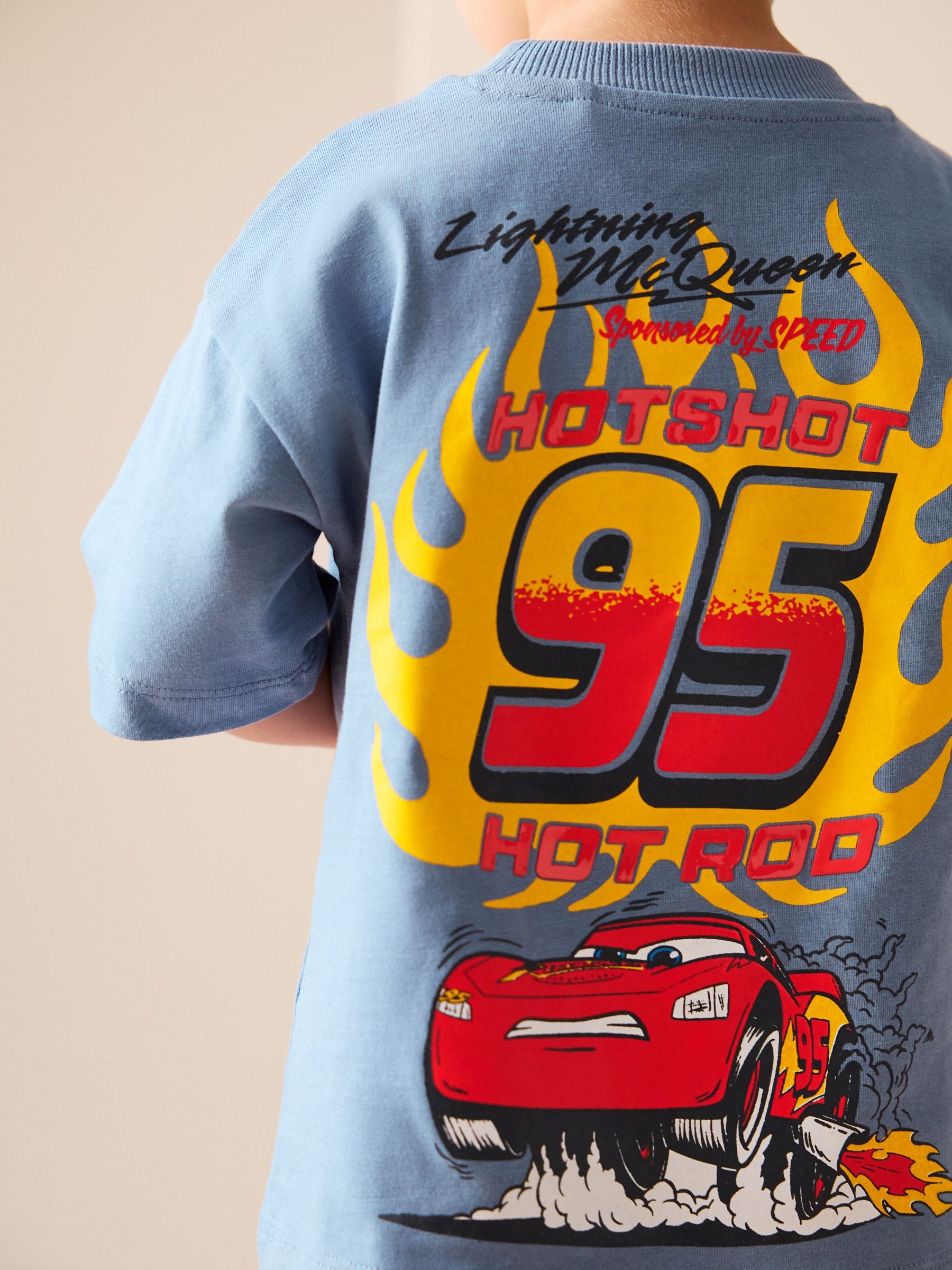 Blue Short Sleeve Disney Cars Long Sleeve T-Shirt (3mths-8yrs) image 5