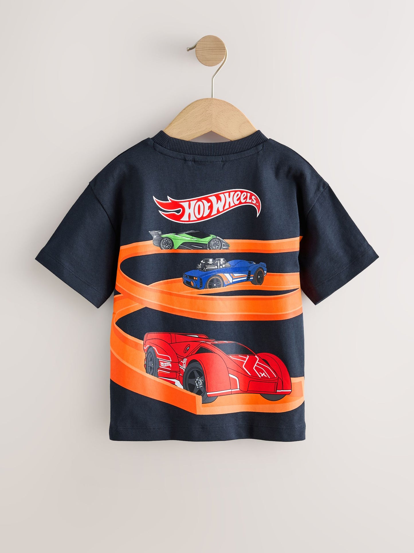 Navy Hot Wheels Short Sleeve T-Shirt (9mths-8yrs) image 5