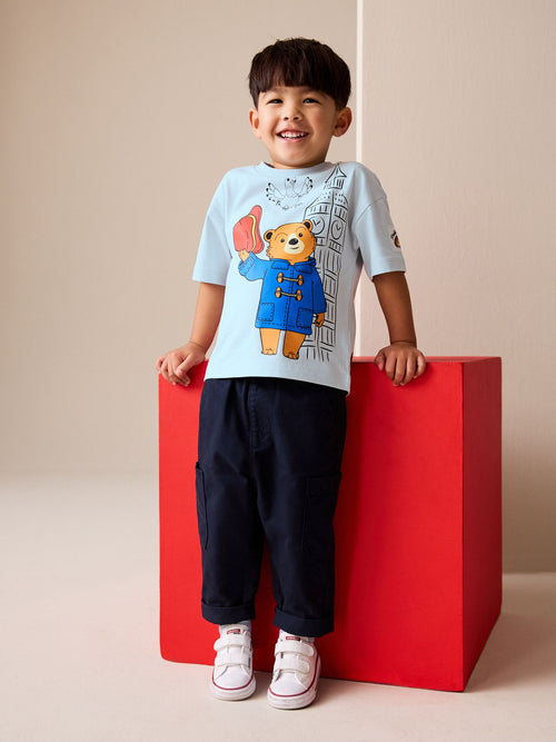 Blue Paddington Bear Short Sleeve T-Shirt (3mths-8yrs) image 1