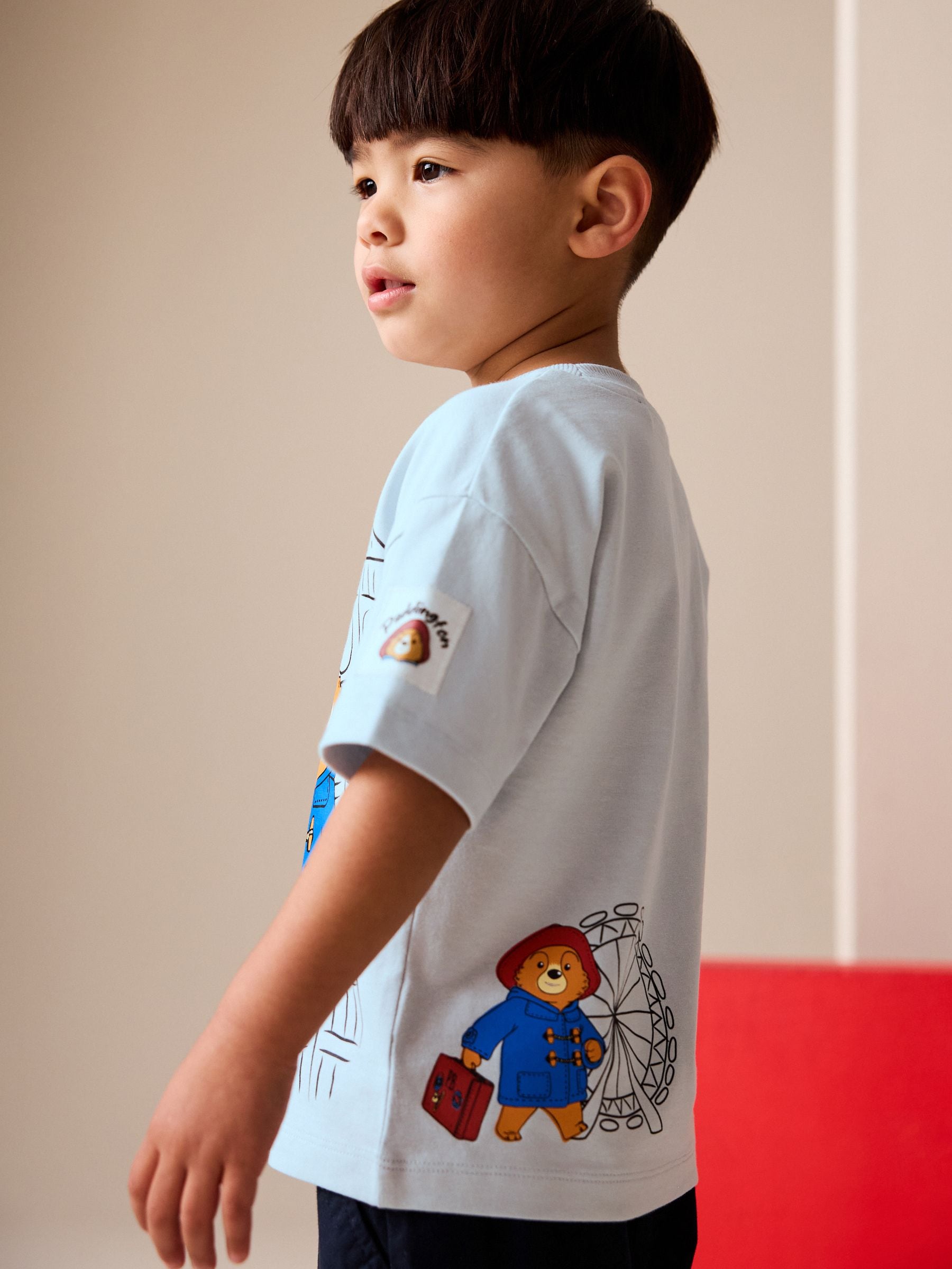 Blue Paddington Bear Short Sleeve T-Shirt (3mths-8yrs) image 3