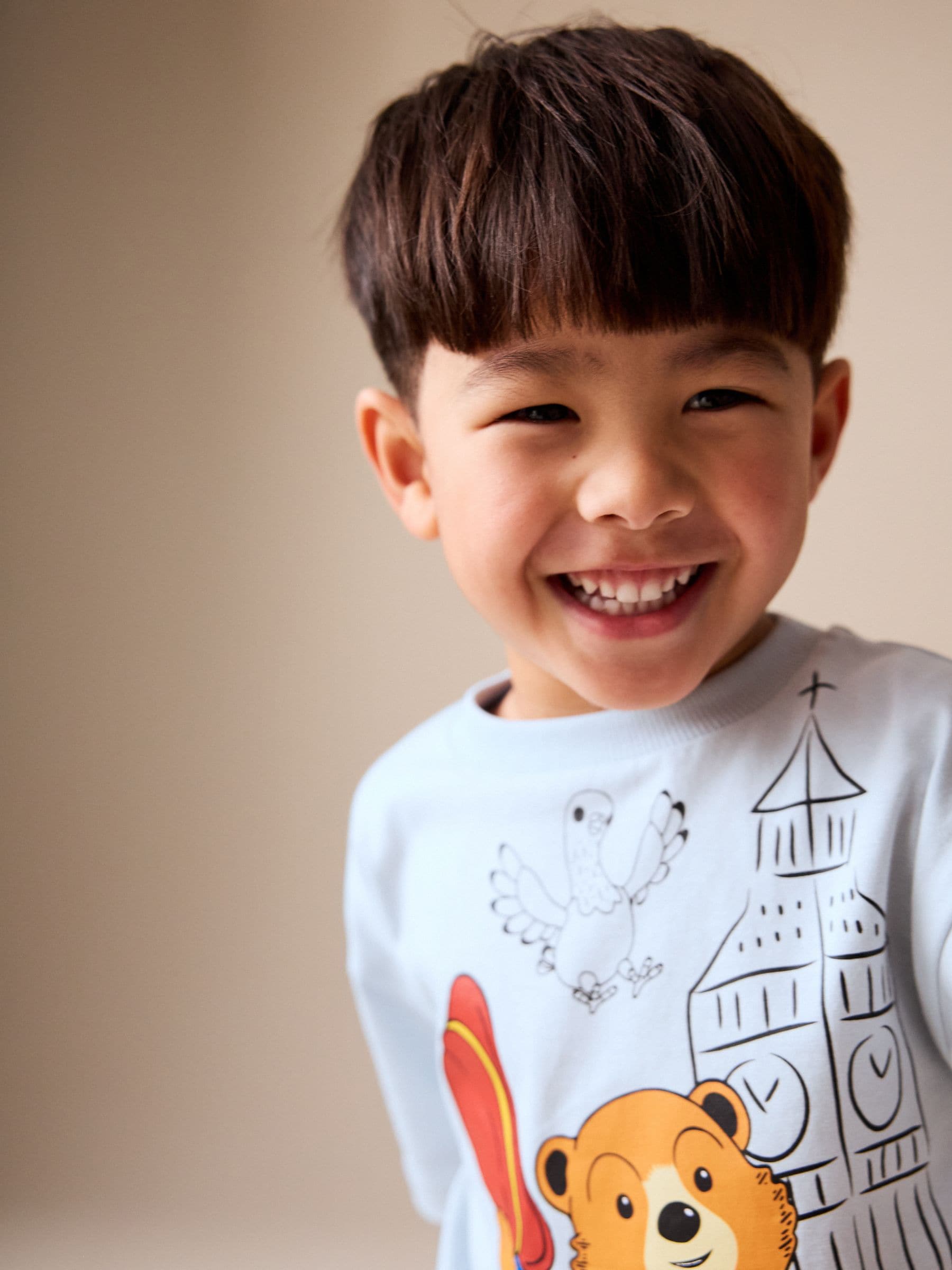Blue Paddington Bear Short Sleeve T-Shirt (3mths-8yrs) image 4