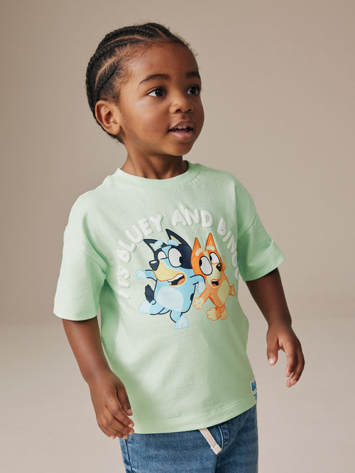 Mint Green Bluey Short Sleeve T-Shirt (12mths-7yrs) image 1
