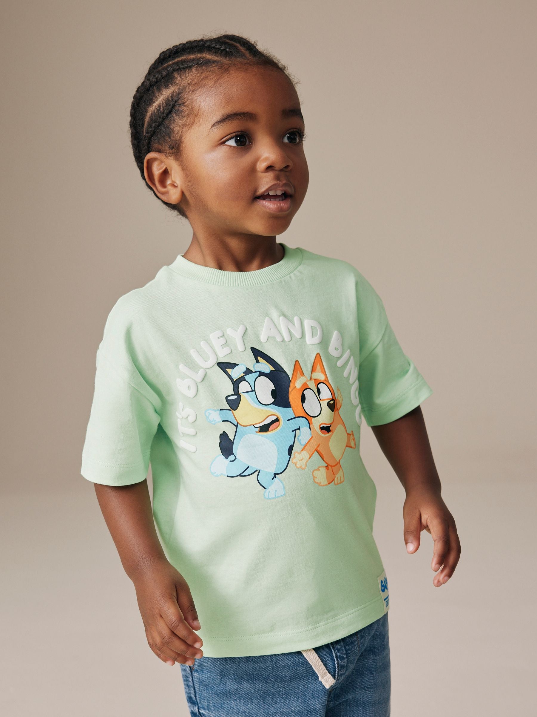 Mint Green Bluey Short Sleeve T-Shirt (12mths-7yrs) image 1