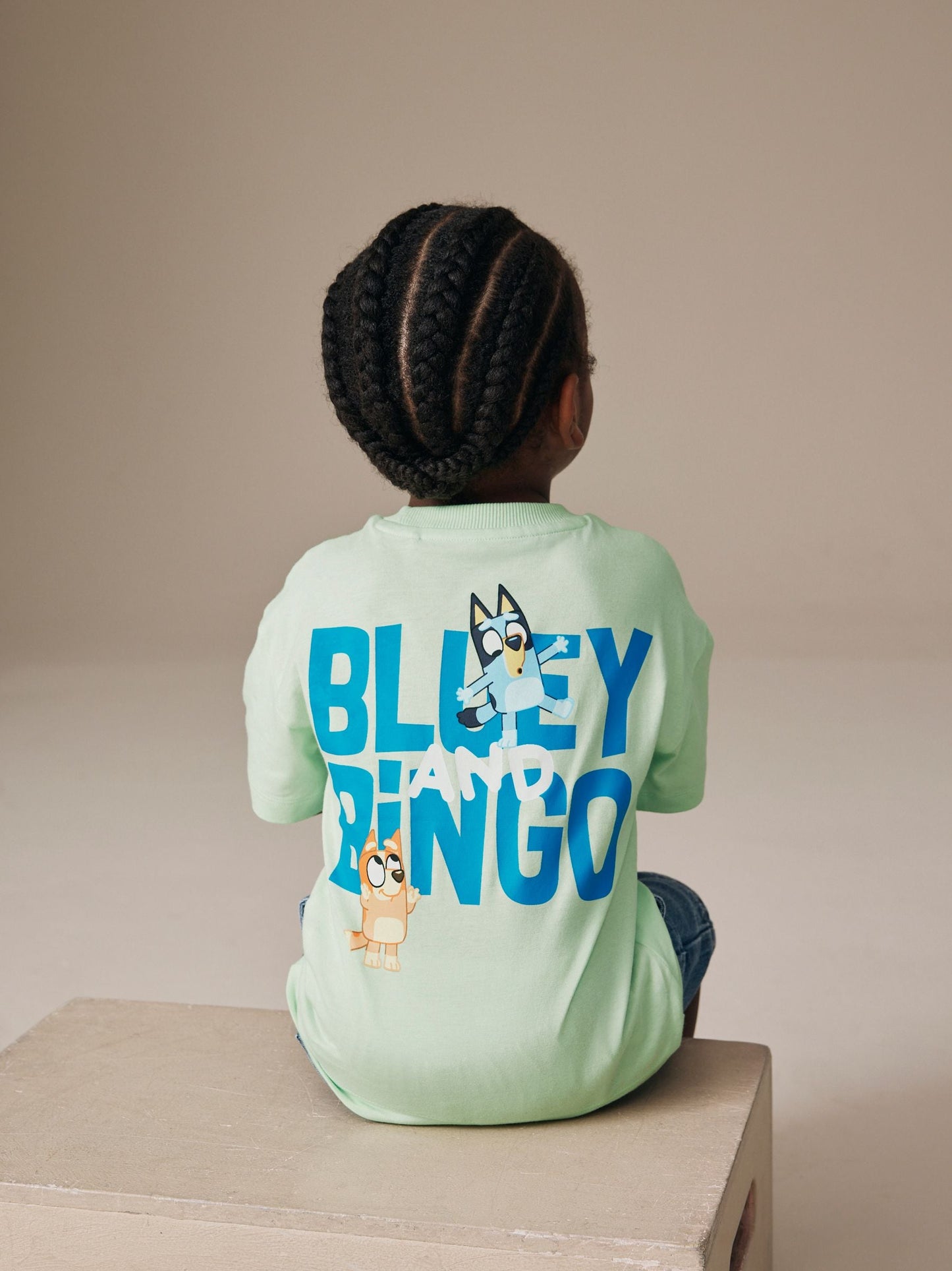 Mint Green Bluey Short Sleeve T-Shirt (12mths-7yrs) image 3