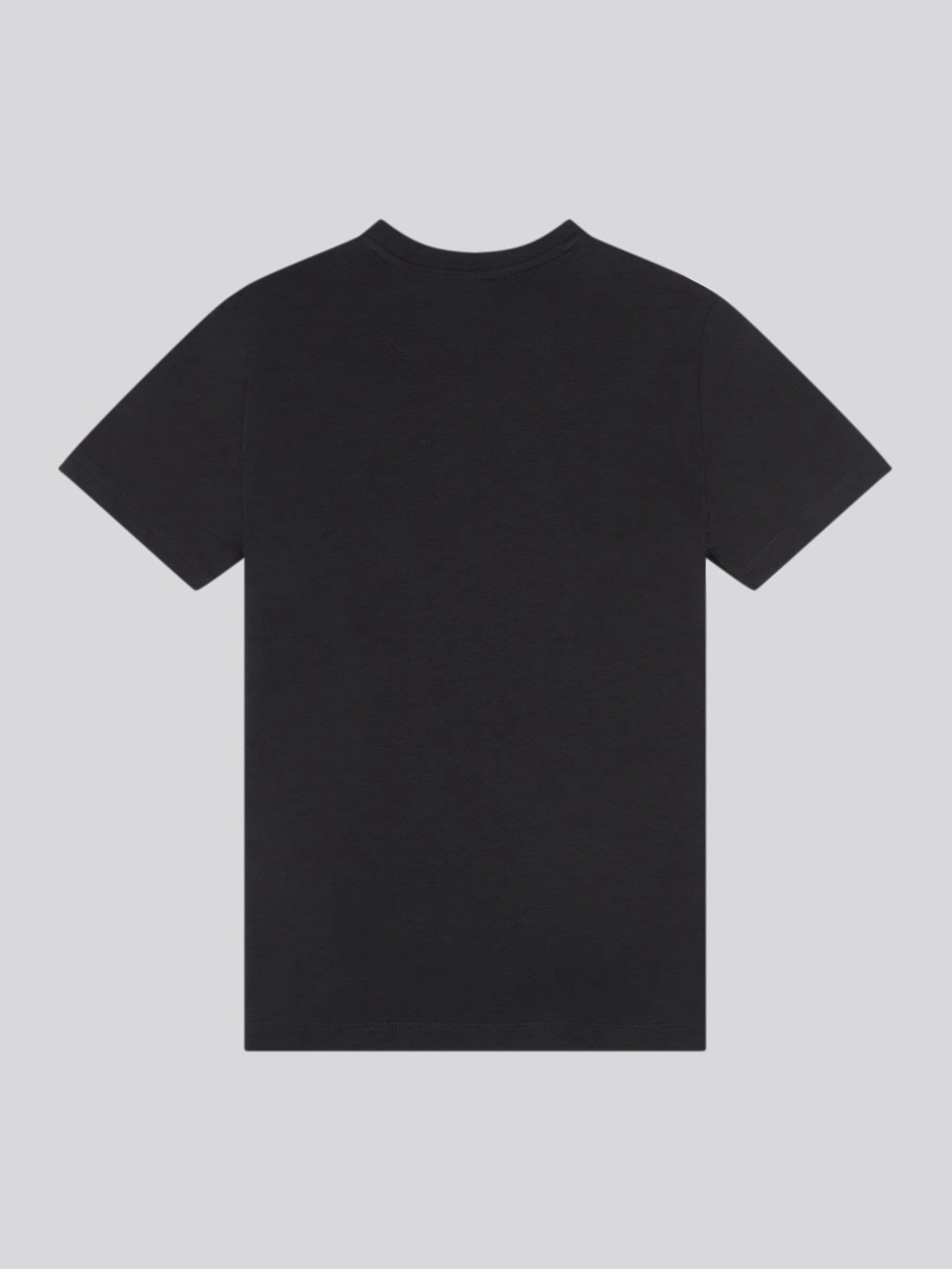 Dsiney Kidz - U.S. Polo Assn Black Double Horsemen Graphic Print T-Shirt image 2