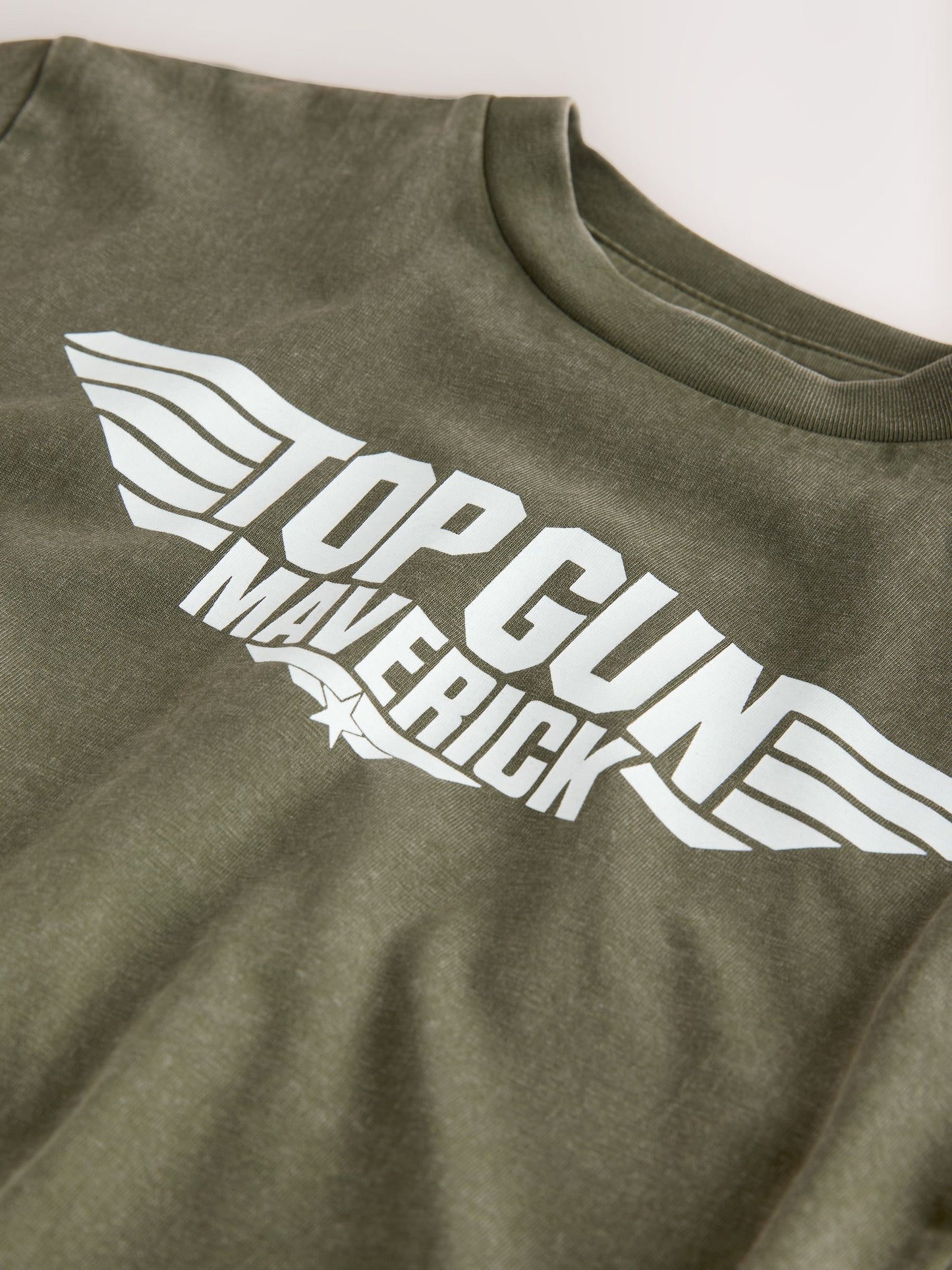 Khaki Green Top Gun Short Sleeve T-Shirt (3mths-8yrs) image 7