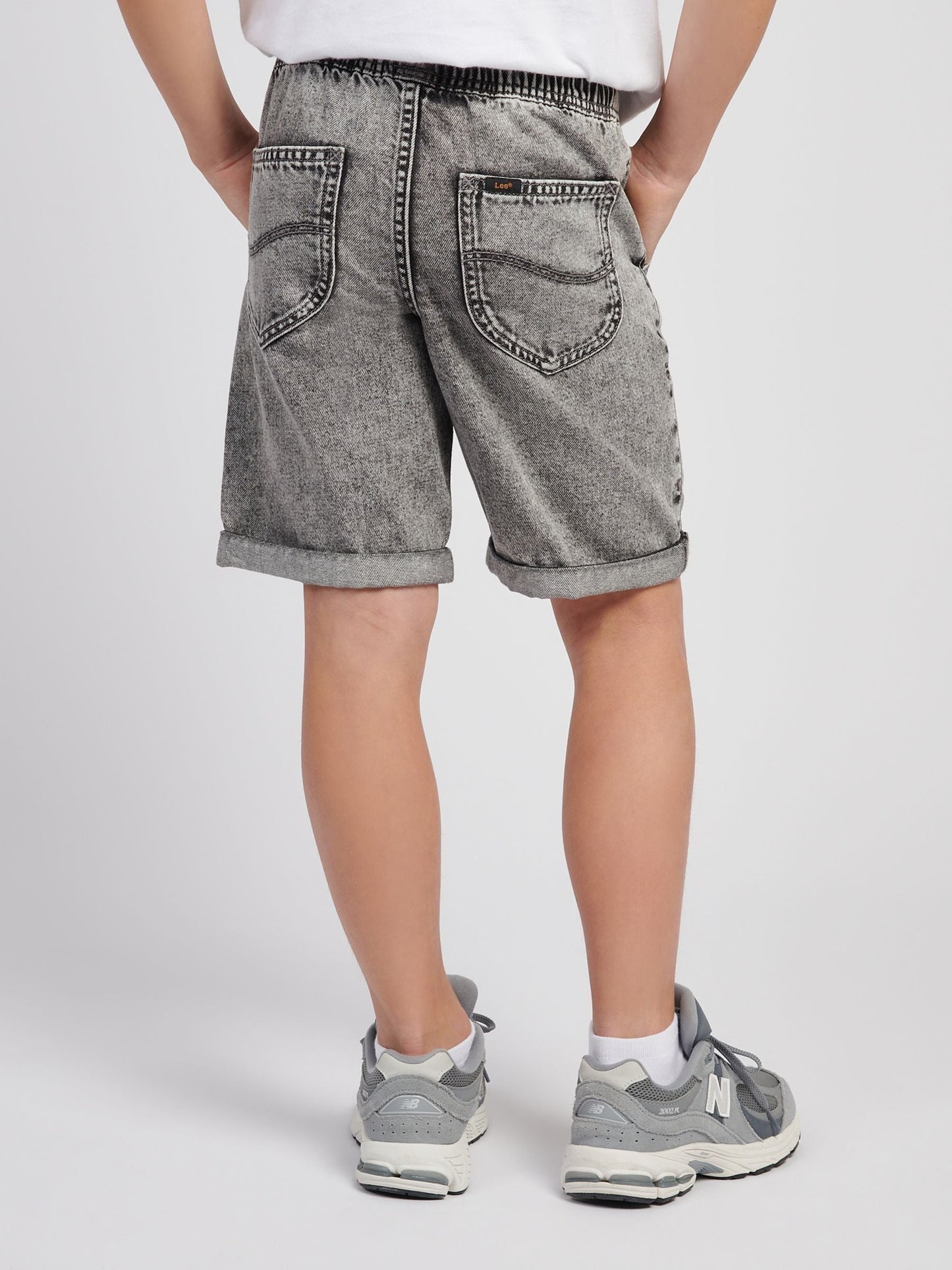 Dsiney Kidz - Lee Grey Boys Elasticated Denim 100% Cotton Shorts image 2