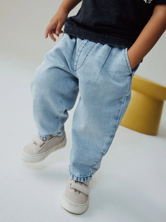 Light Blue Barrel Jeans (3mths-7yrs)