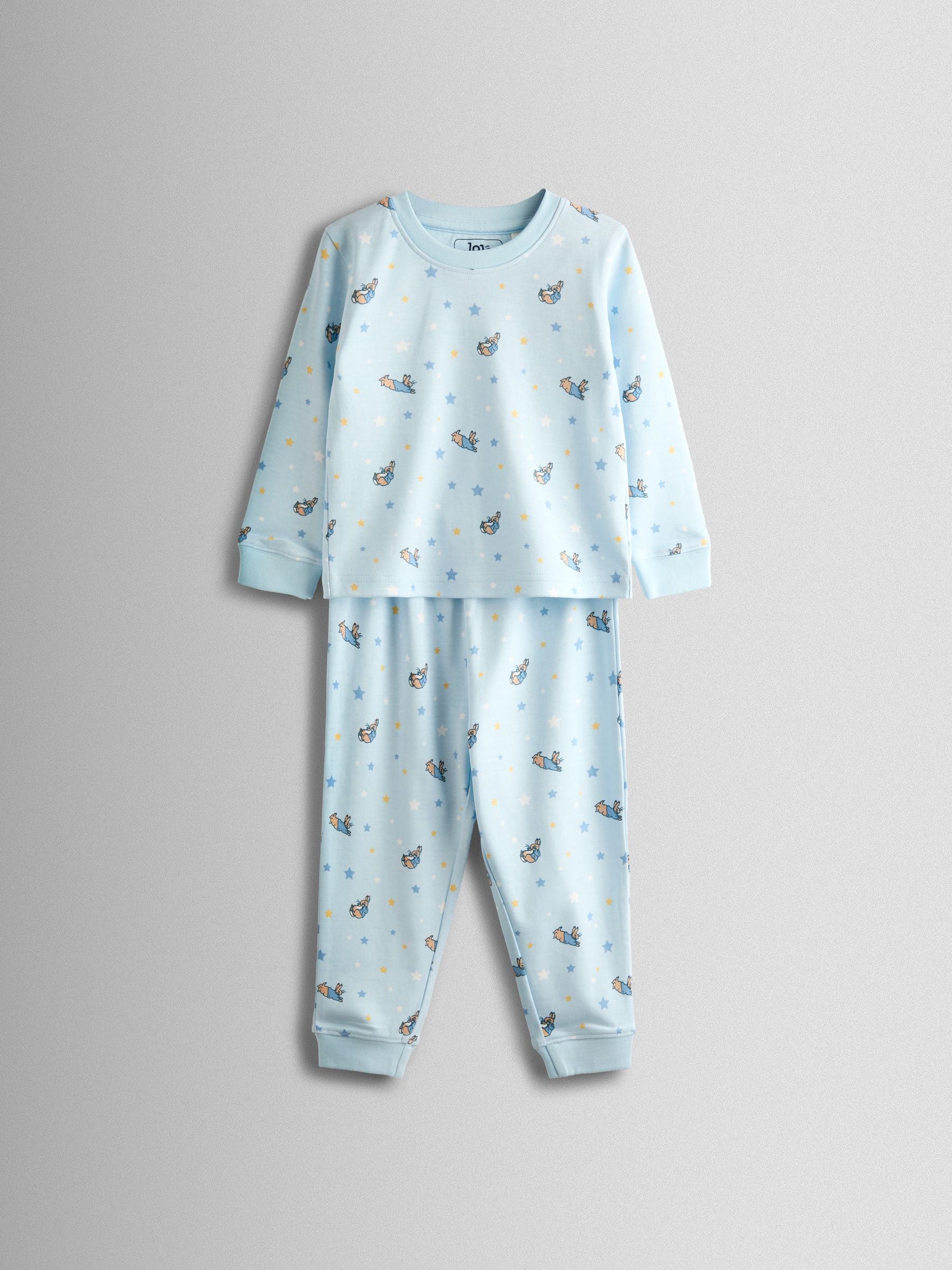 Dsiney Kidz - JoJo Maman Bébé Peter Rabbit™ Character Print Jersey Pyjamas image 1