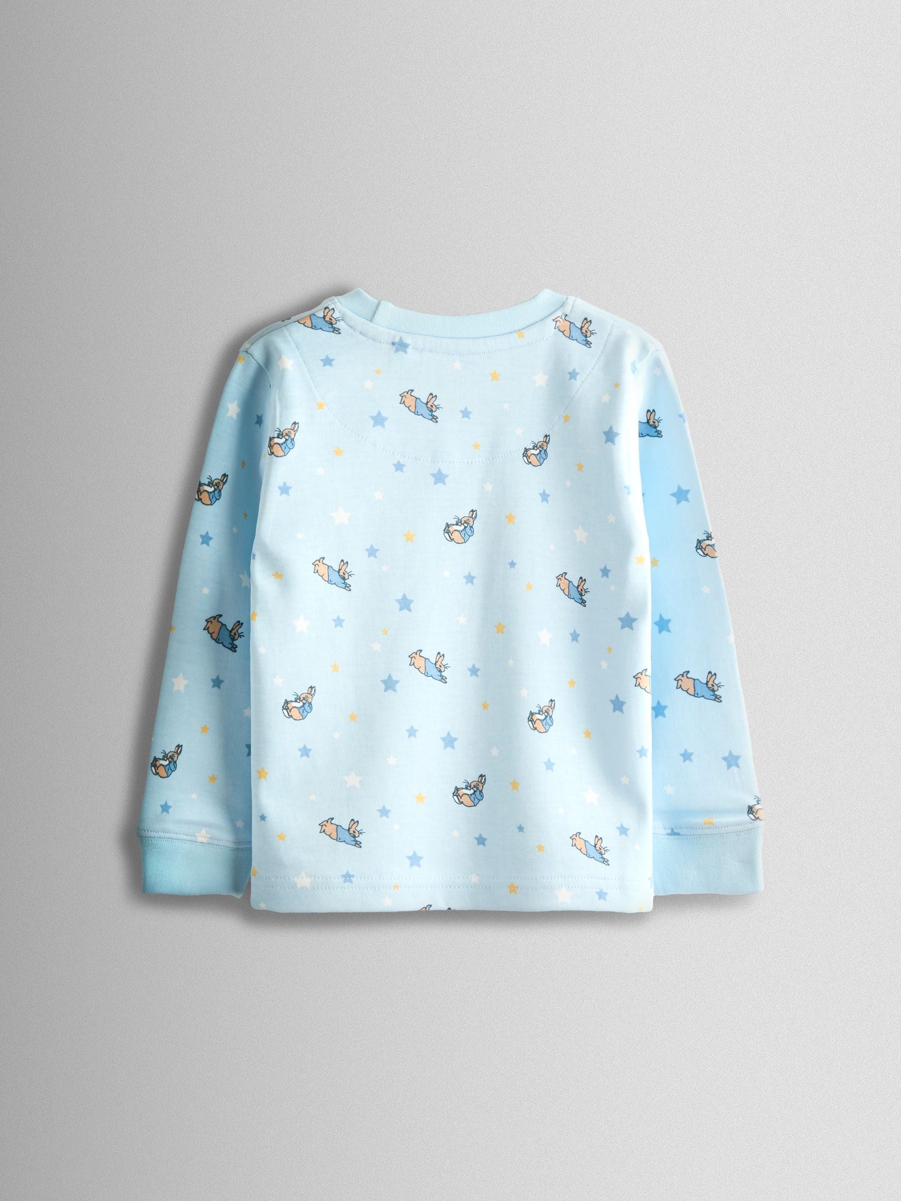 Dsiney Kidz - JoJo Maman Bébé Peter Rabbit™ Character Print Jersey Pyjamas image 3