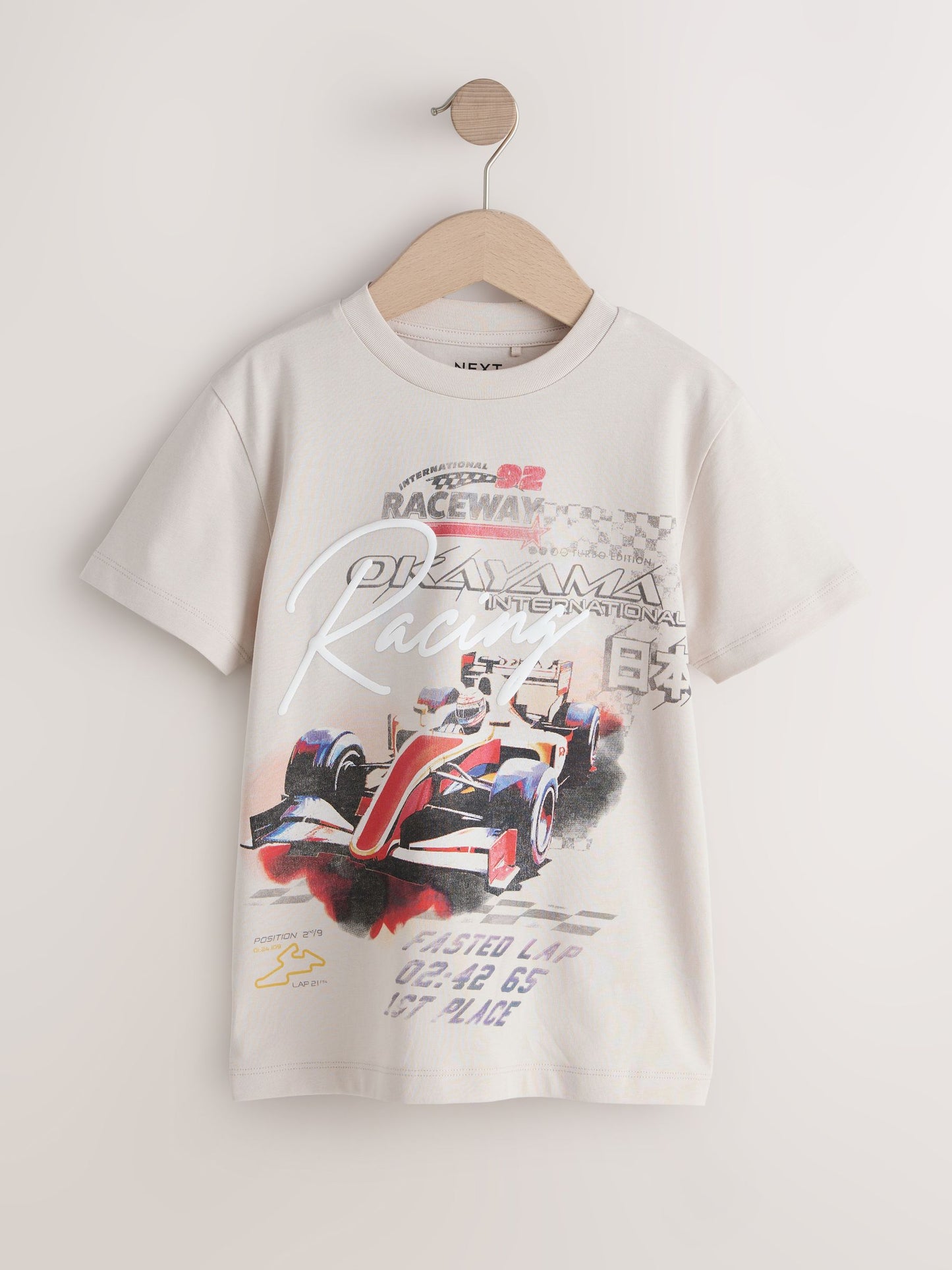 Dsiney Kidz - Stone Racing Car Regular Fit Short Sleeve Graphic Print T-Shirt (3-16yrs) image 1