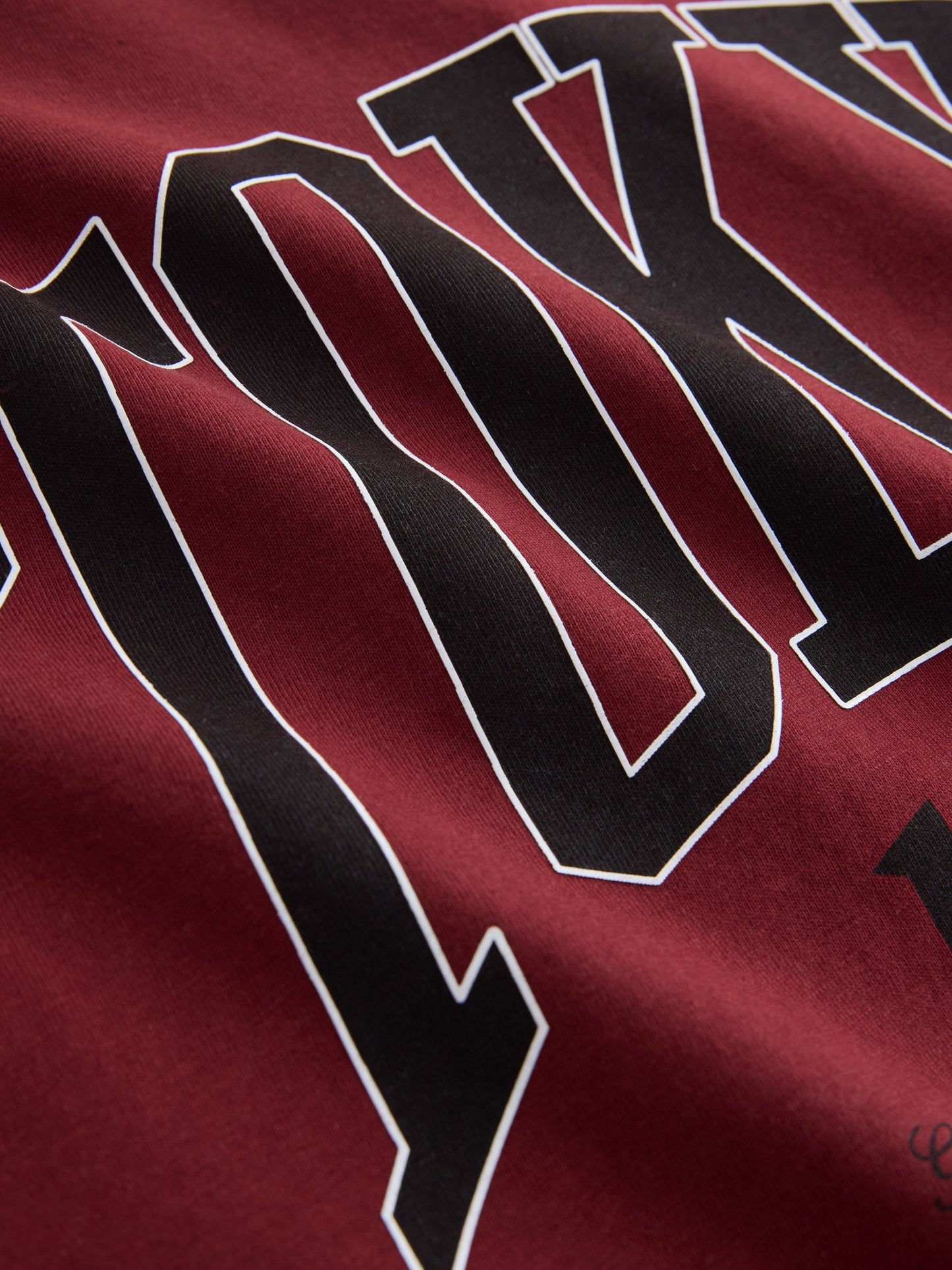 Dsiney Kidz - Berry Red Varsity Short Sleeve Graphic T-Shirt (3-16yrs) image 5