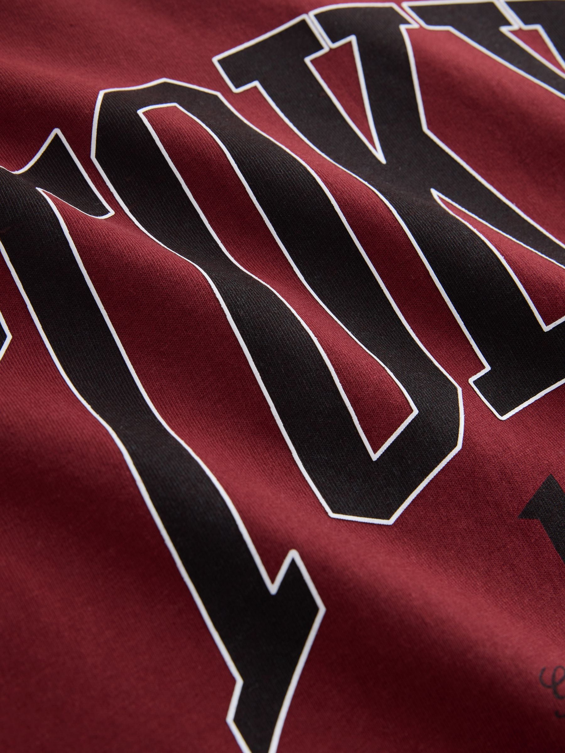Dsiney Kidz - Berry Red Varsity Short Sleeve Graphic T-Shirt (3-16yrs) image 5