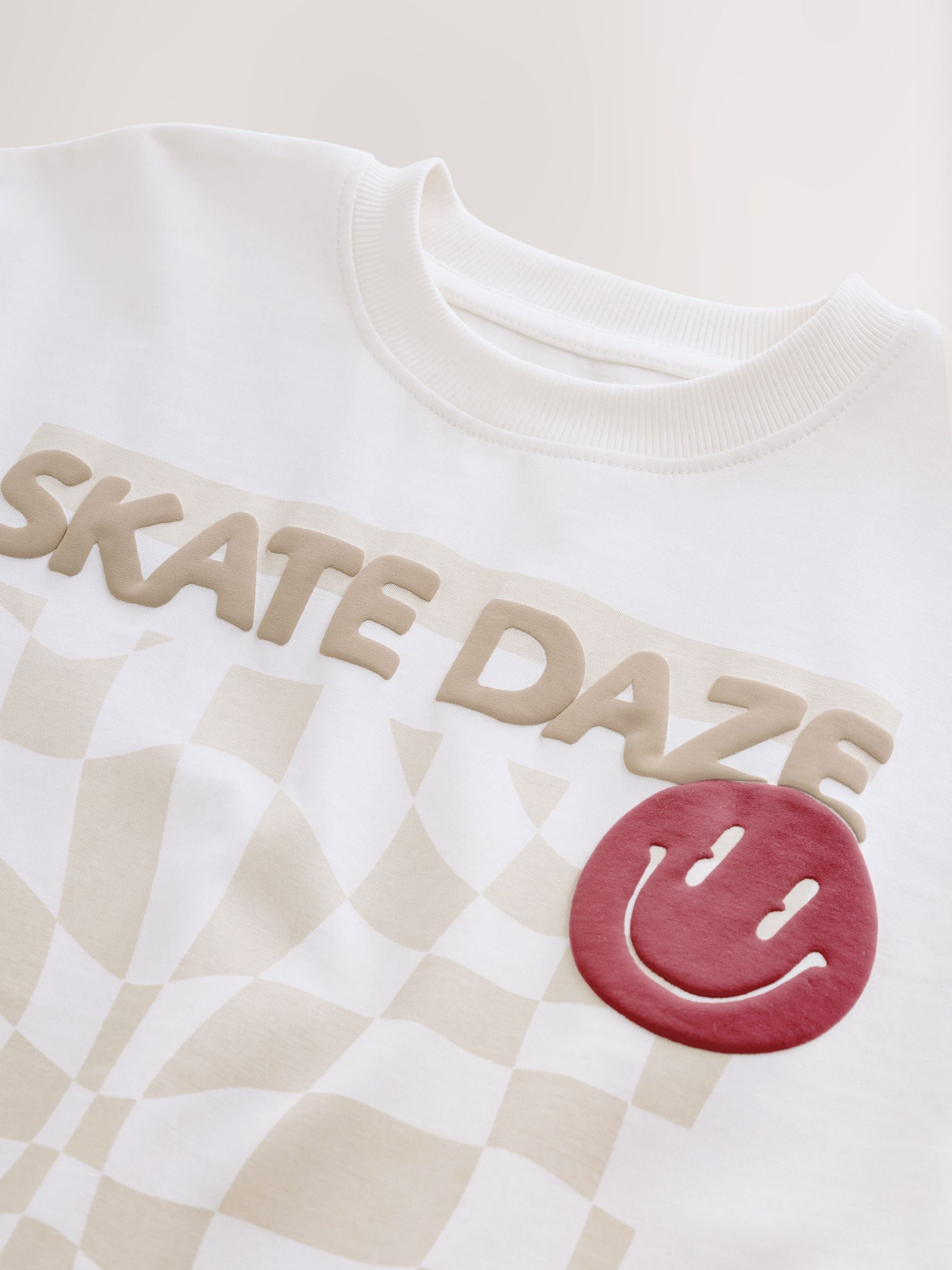 Dsiney Kidz - Ecru Skate Short Sleeve Graphic T-Shirt (3-16yrs) image 6