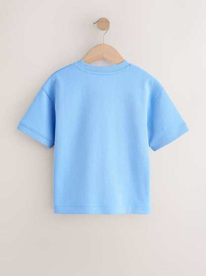 Dsiney Kidz - Light Blue Graphic Heavyweight Short Sleeve T-Shirt (3-16yrs) image 2