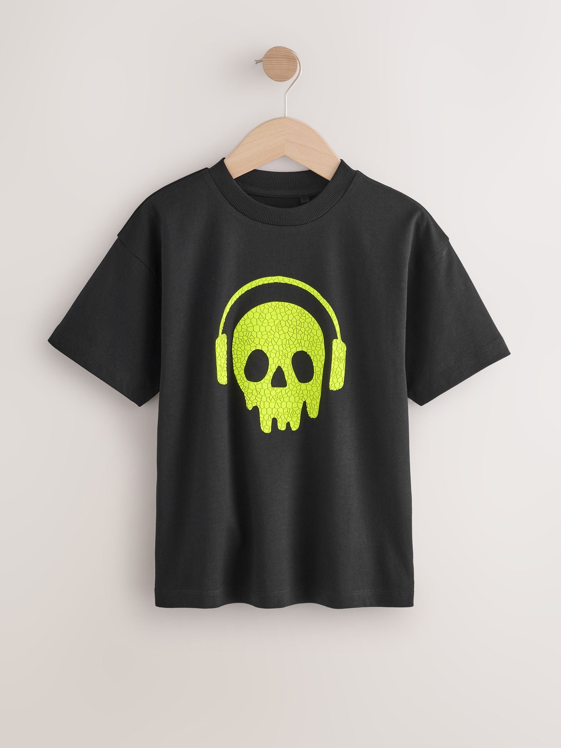 Dsiney Kidz - Blue/Black/Green Relaxed Fit Graphic Print Short Sleeve T-Shirts 3 Pack (3-16yrs) image 4