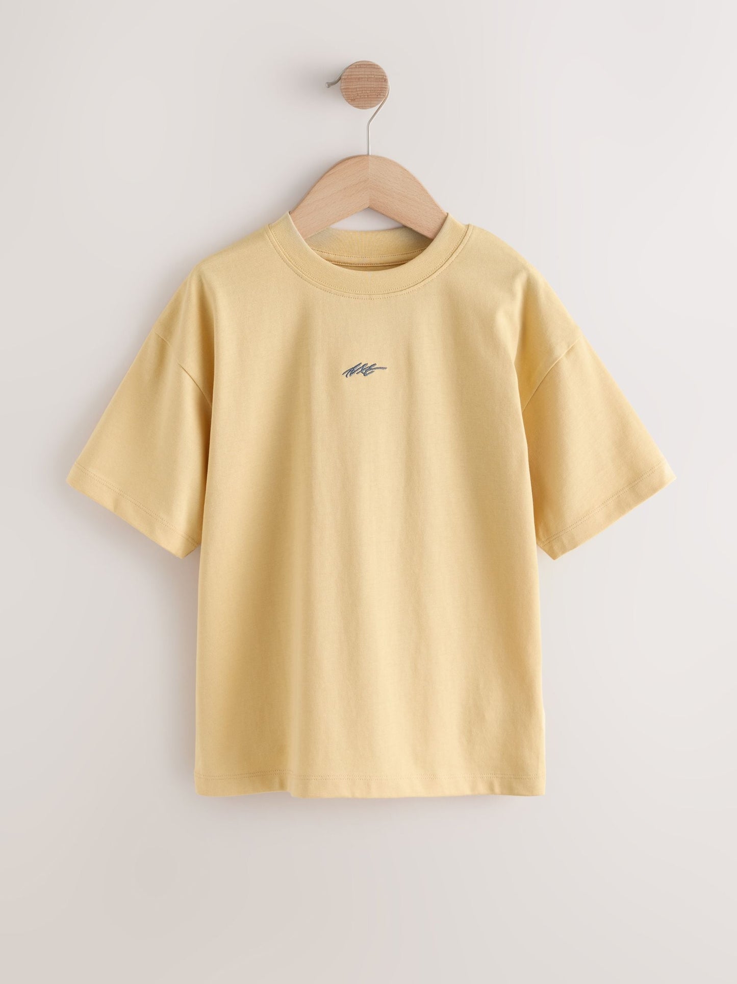 Dsiney Kidz - Grey/Yellow/Mineral/Red Short Sleeve Logo Chest Graphic T-Shirts 4 Pack (3-16yrs) image 5