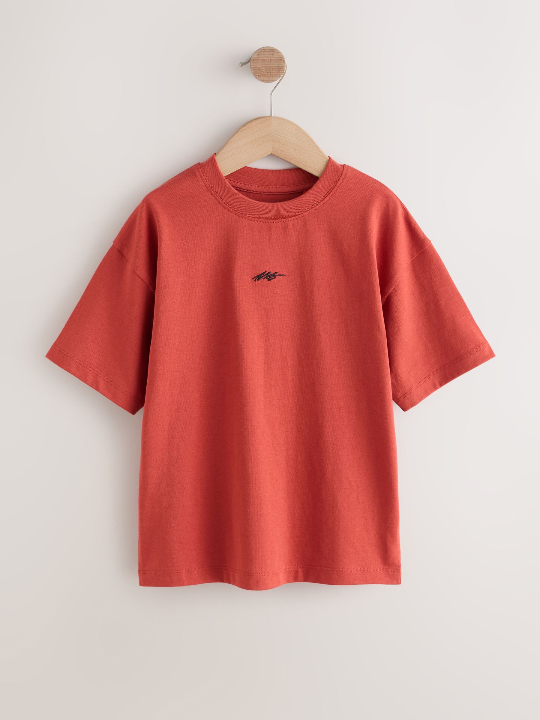 Dsiney Kidz - Grey/Yellow/Mineral/Red Short Sleeve Logo Chest Graphic T-Shirts 4 Pack (3-16yrs) image 6