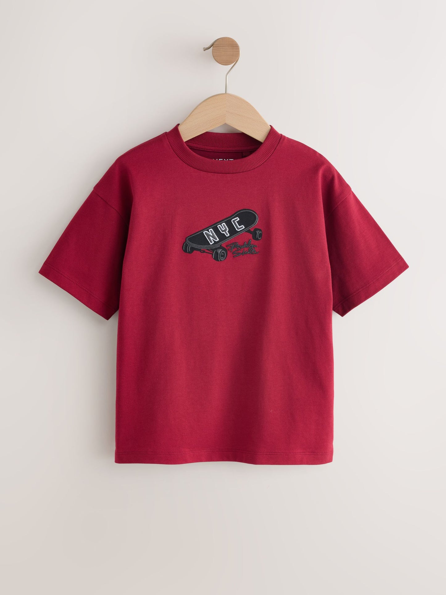 Dsiney Kidz - Berry/Ecru/Purple Relaxed Fit Graphic Print Short Sleeve T-Shirts 3 Pack (3-16yrs) image 2
