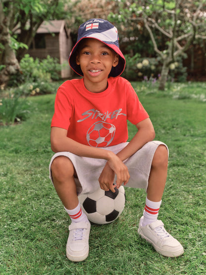 Dsiney Kidz - Red Short Sleeve Graphic Football T-Shirt (3-16yrs) image 2