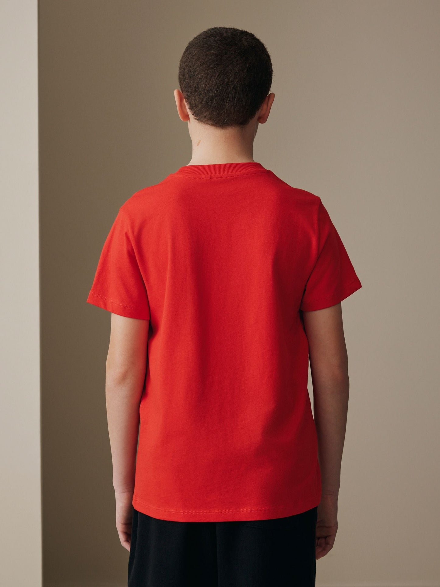 Dsiney Kidz - Red Short Sleeve Graphic Football T-Shirt (3-16yrs) image 4