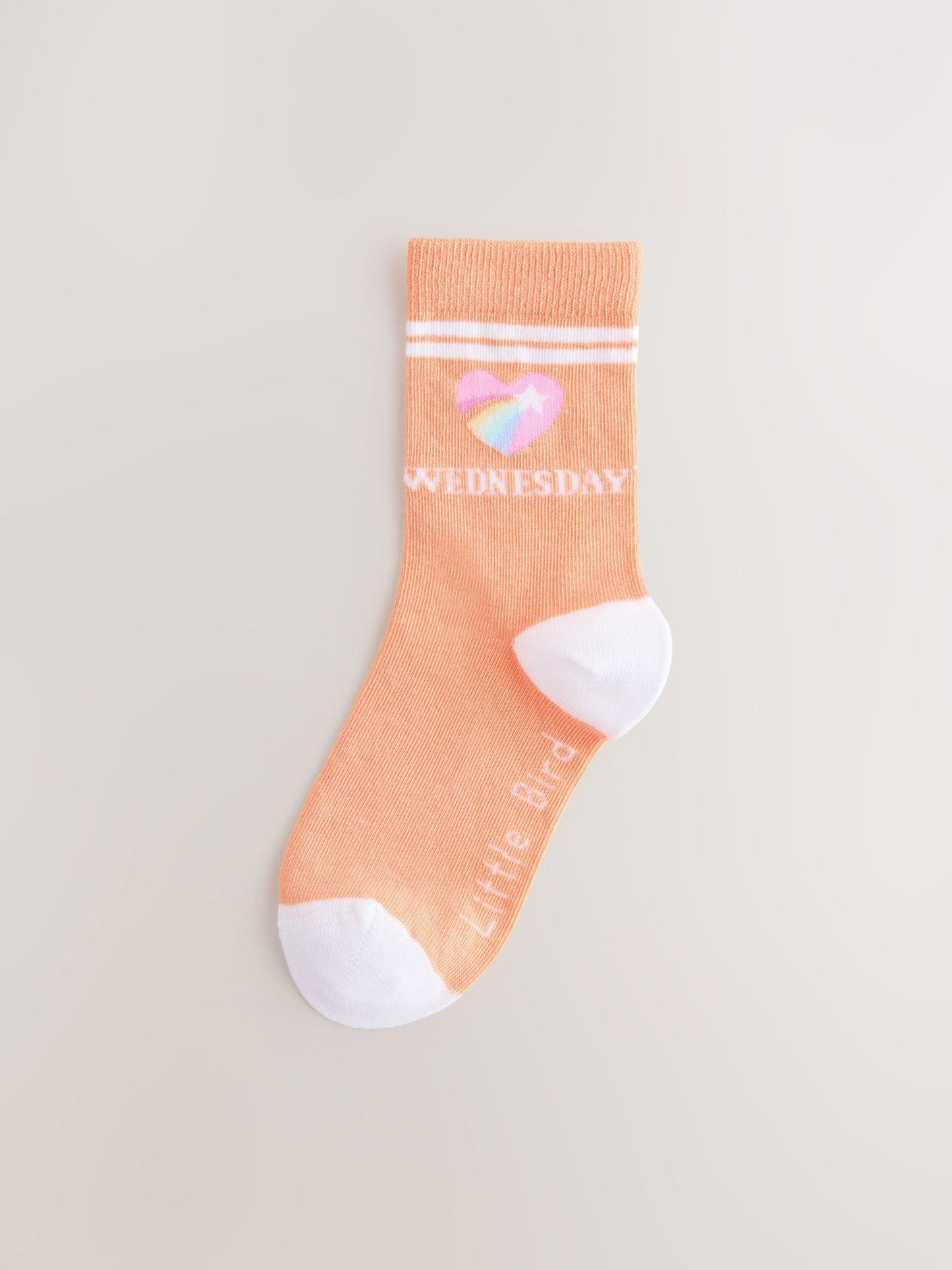 Little Bird by Jools Oliver Multi Pastel Rainbow Days Of The Week Socks 7 Pack image 4