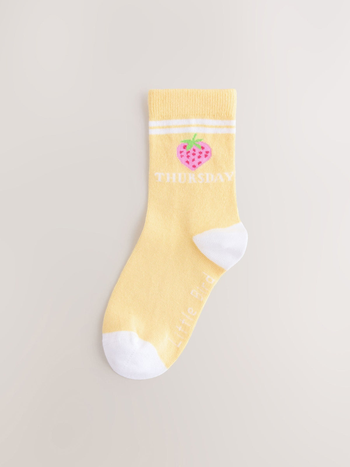 Little Bird by Jools Oliver Multi Pastel Rainbow Days Of The Week Socks 7 Pack image 5