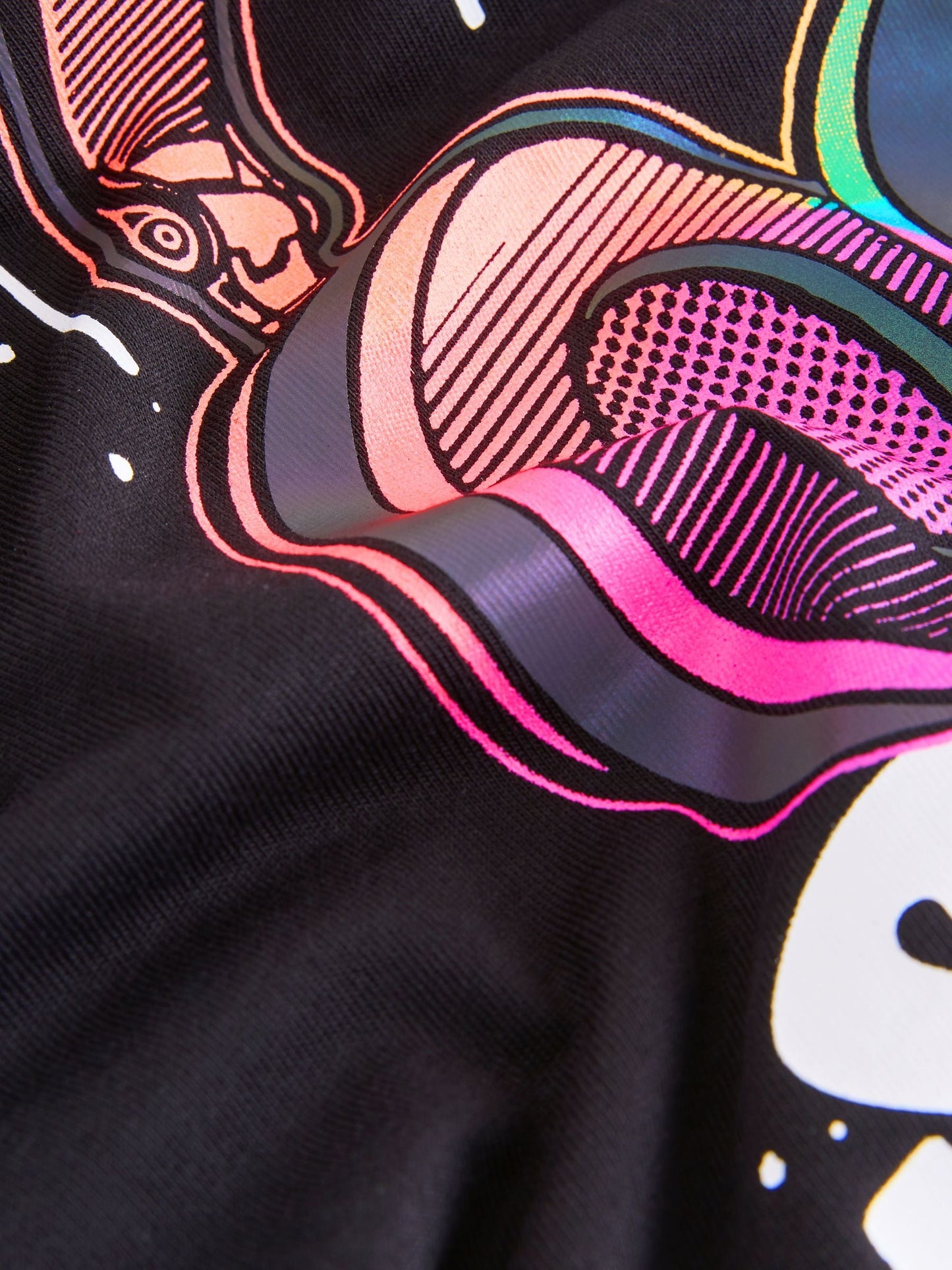 Dsiney Kidz - Black Headphones Short Sleeve Graphic T-Shirt (3-16yrs) image 4