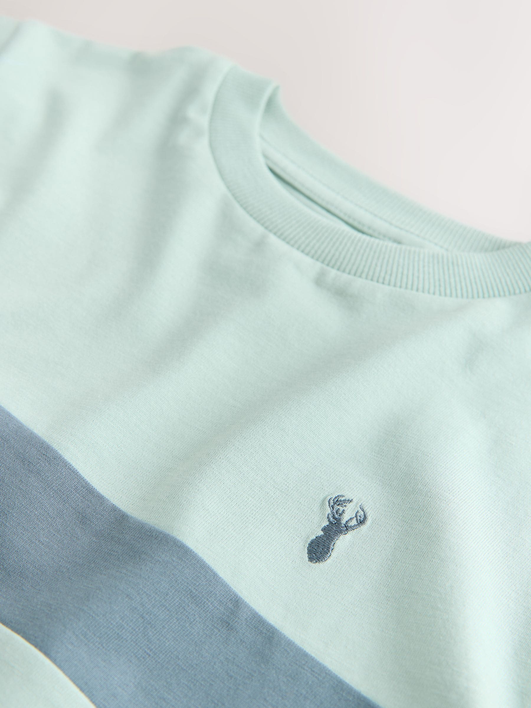 Dsiney Kidz - Mineral Green/Ecru Colourblock Short Sleeve T-Shirt (3-16yrs) image 3