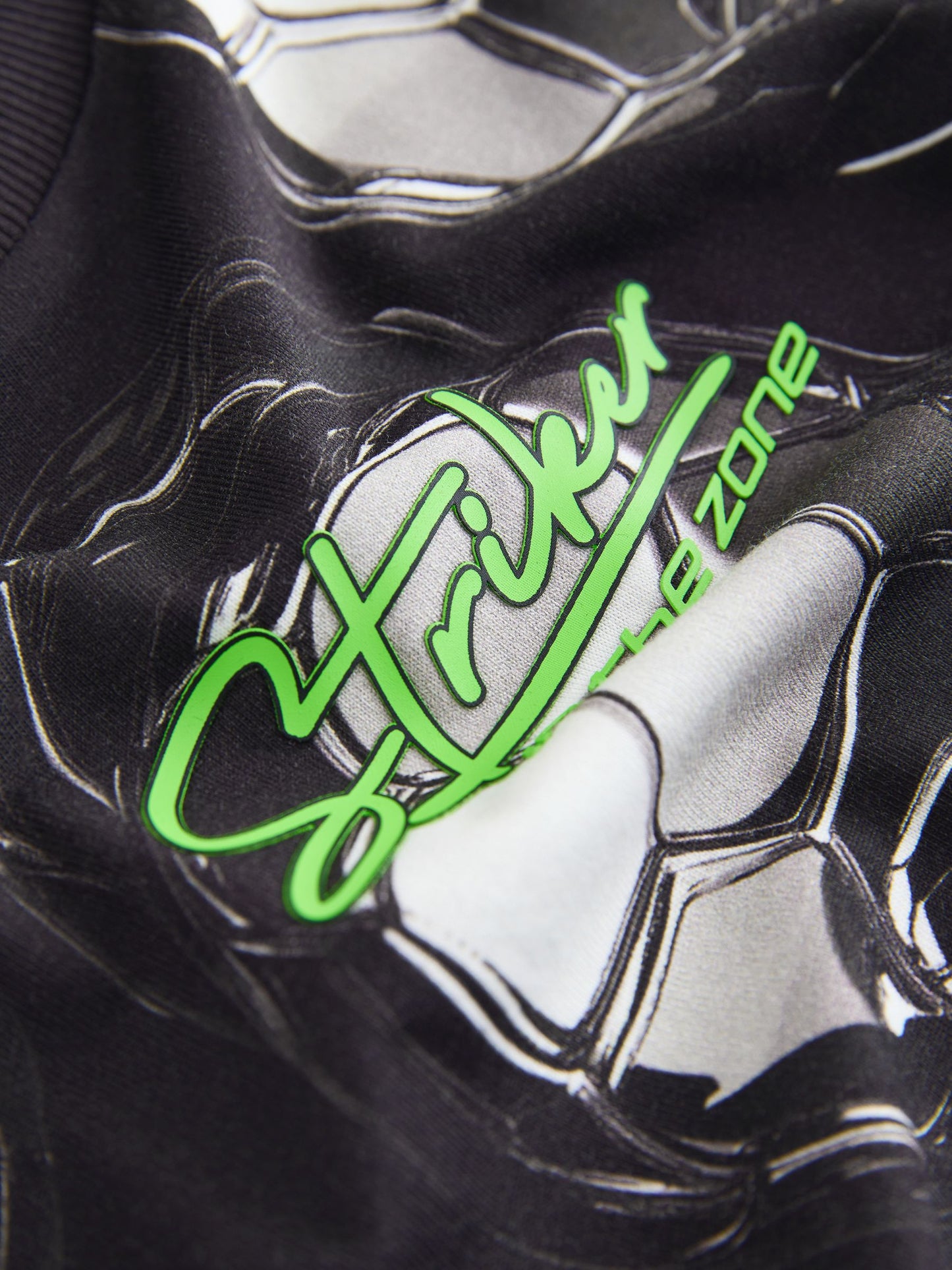 Dsiney Kidz - Black/White Short Sleeve Graphic Football T-Shirt (3-16yrs) image 3